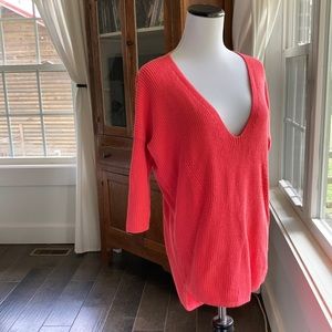 Express Coral Tunic Sweater, Size XS
